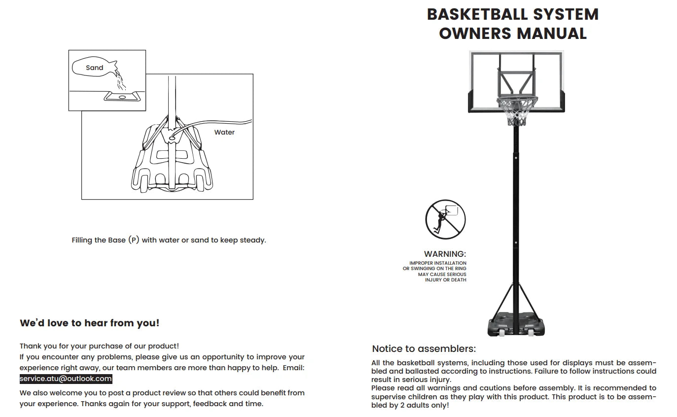 Adjustable Height 5.5-7" Basketball Stand