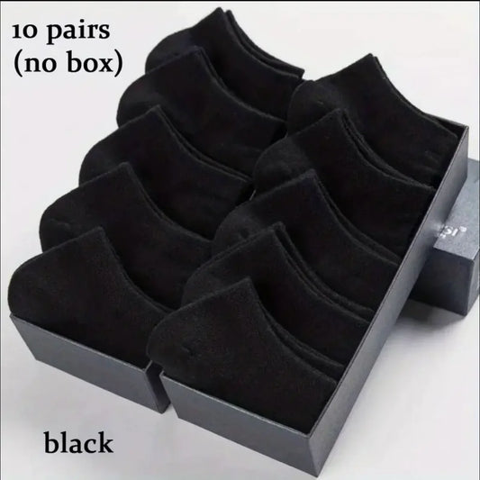 10 Pairs Men's Short Socks,
