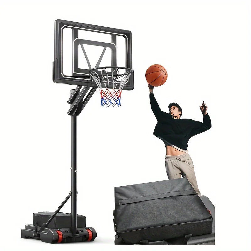 1 Basketball Hoop Outdoor Portable Hoop Court