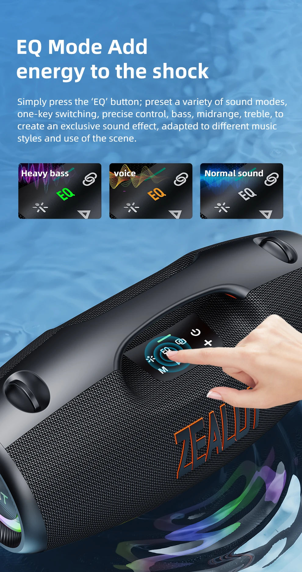 Zealot S89 250W Portable Bluetooth Speaker