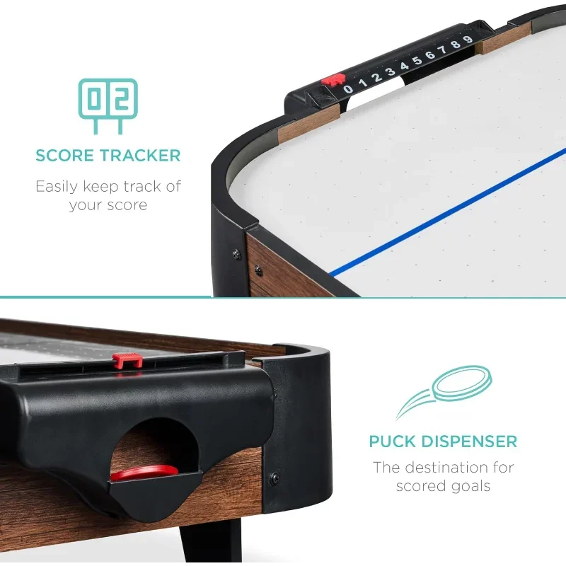 Best Choice Products 40in Portable Tabletop Air Hockey