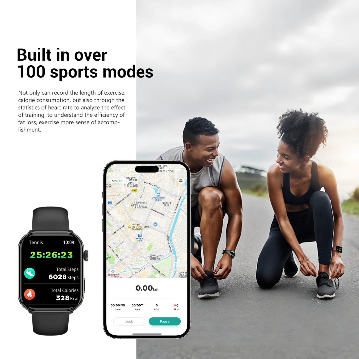 IOWODO 2025 New Bluetooth Smartwatch