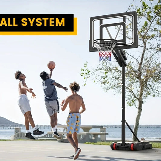 1 Basketball Hoop Outdoor Portable Hoop Court