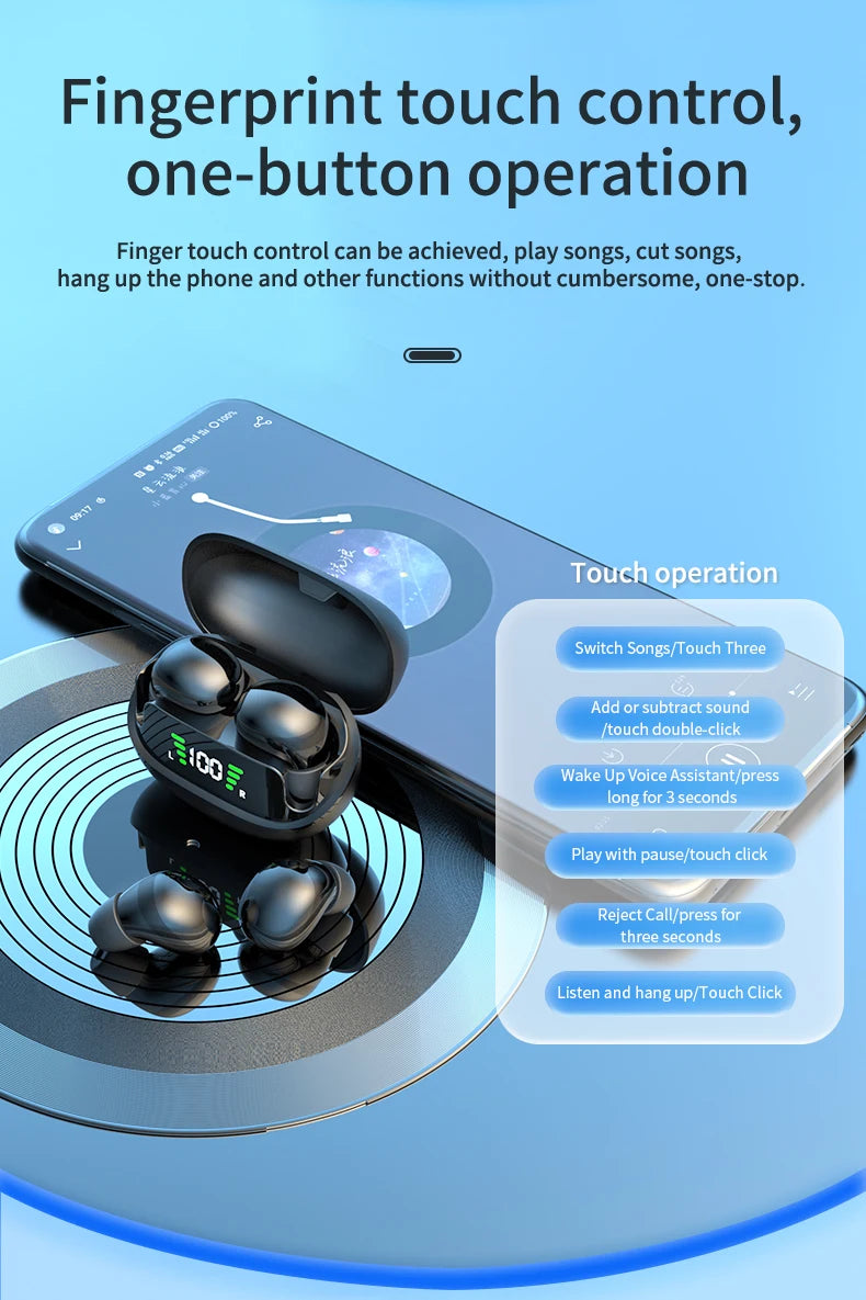 Sleep earbuds, wireless mini work earphones