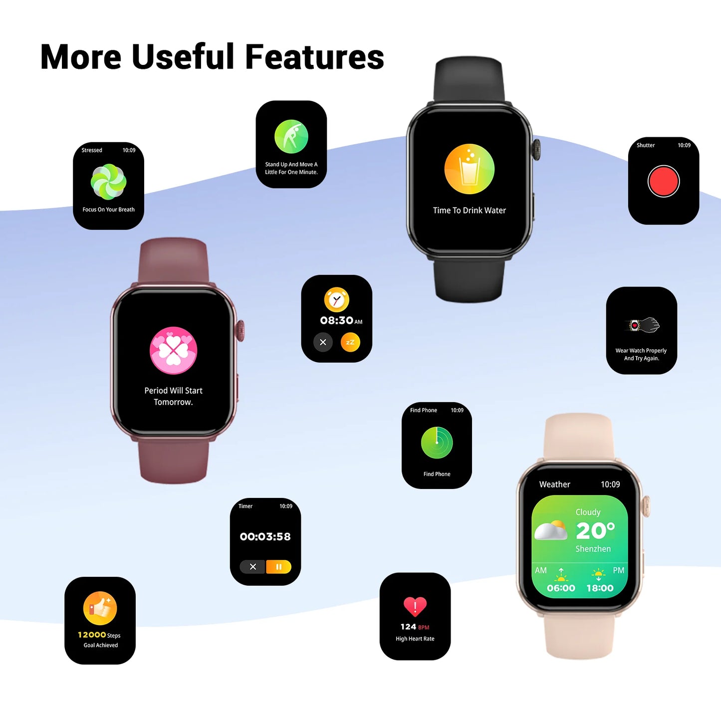 IOWODO 2025 New Bluetooth Smartwatch