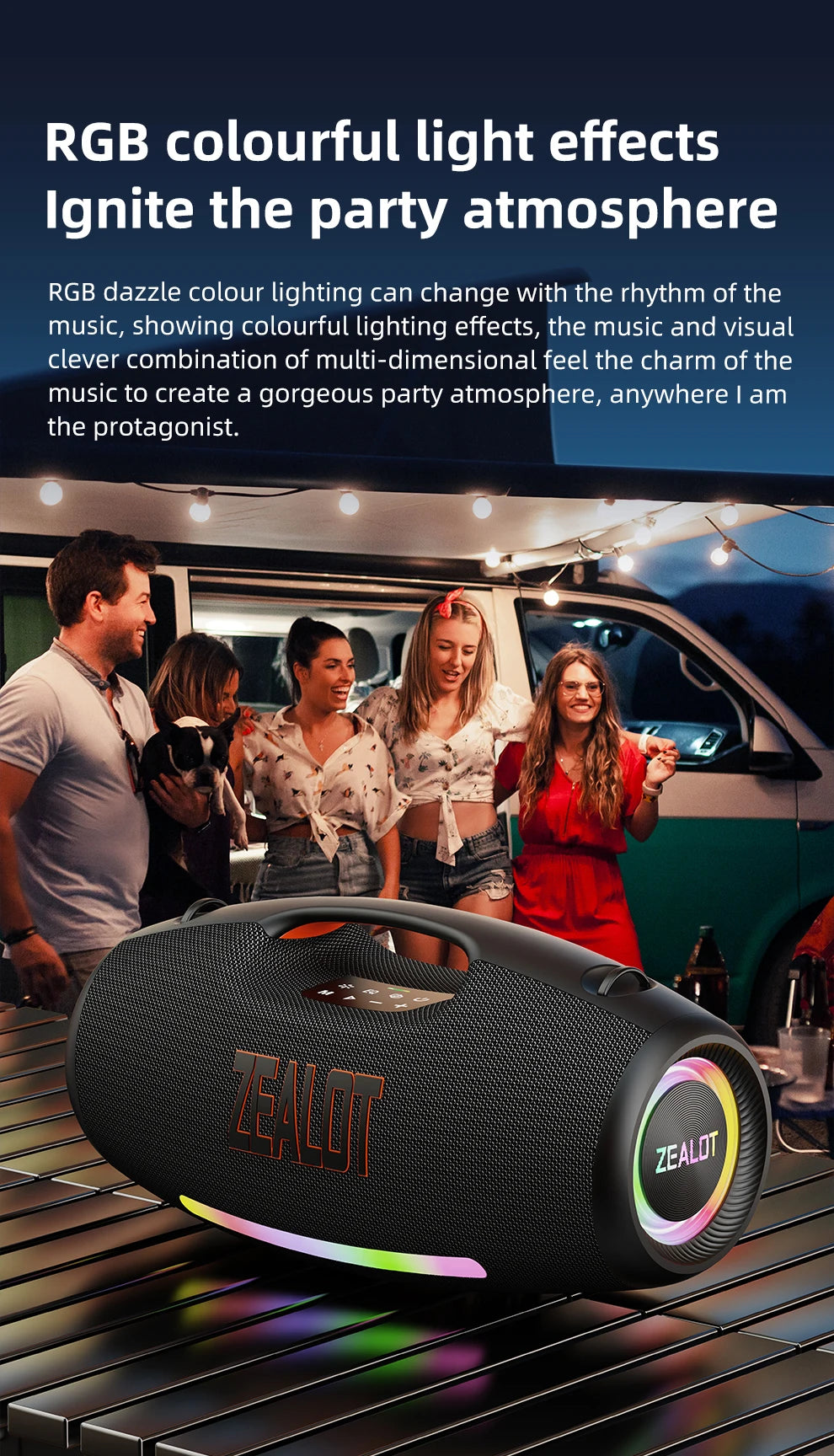 Zealot S89 250W Portable Bluetooth Speaker
