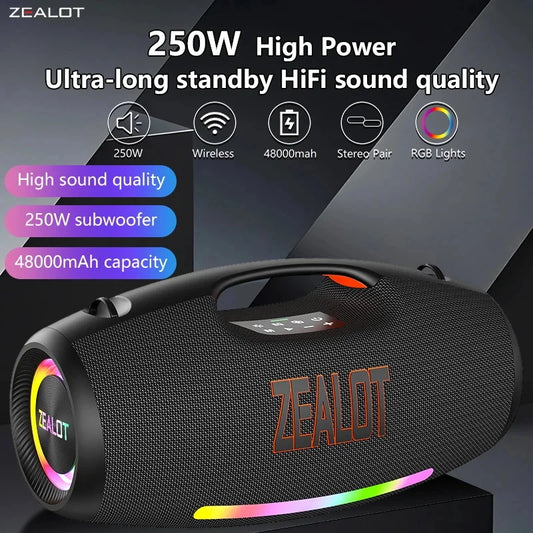 Zealot S89 250W Portable Bluetooth Speaker
