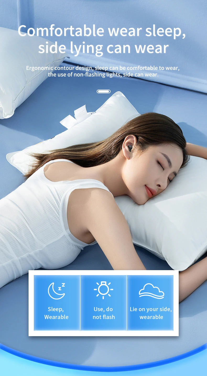 Sleep earbuds, wireless mini work earphones