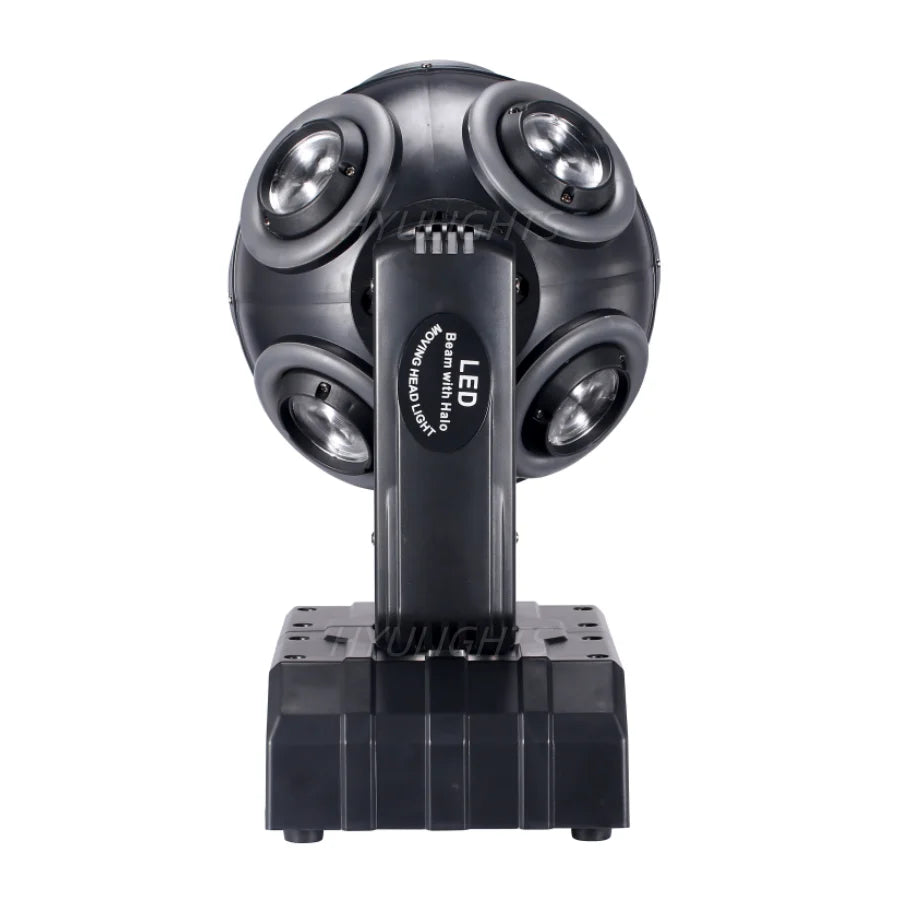 LED Moving Head 8x15W RGBW 4in1 With Halo RGB 3