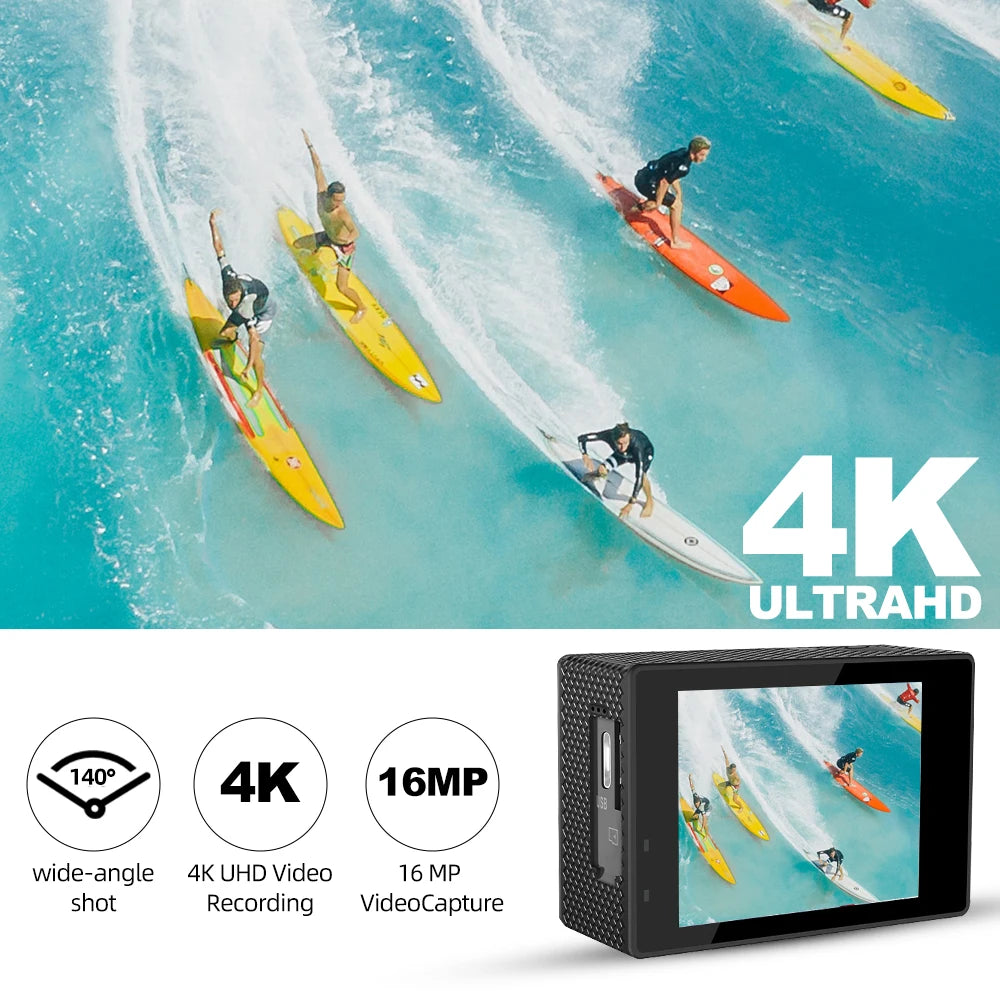 Action Camera Underwater 30M Helmet Video  Sport Camera
