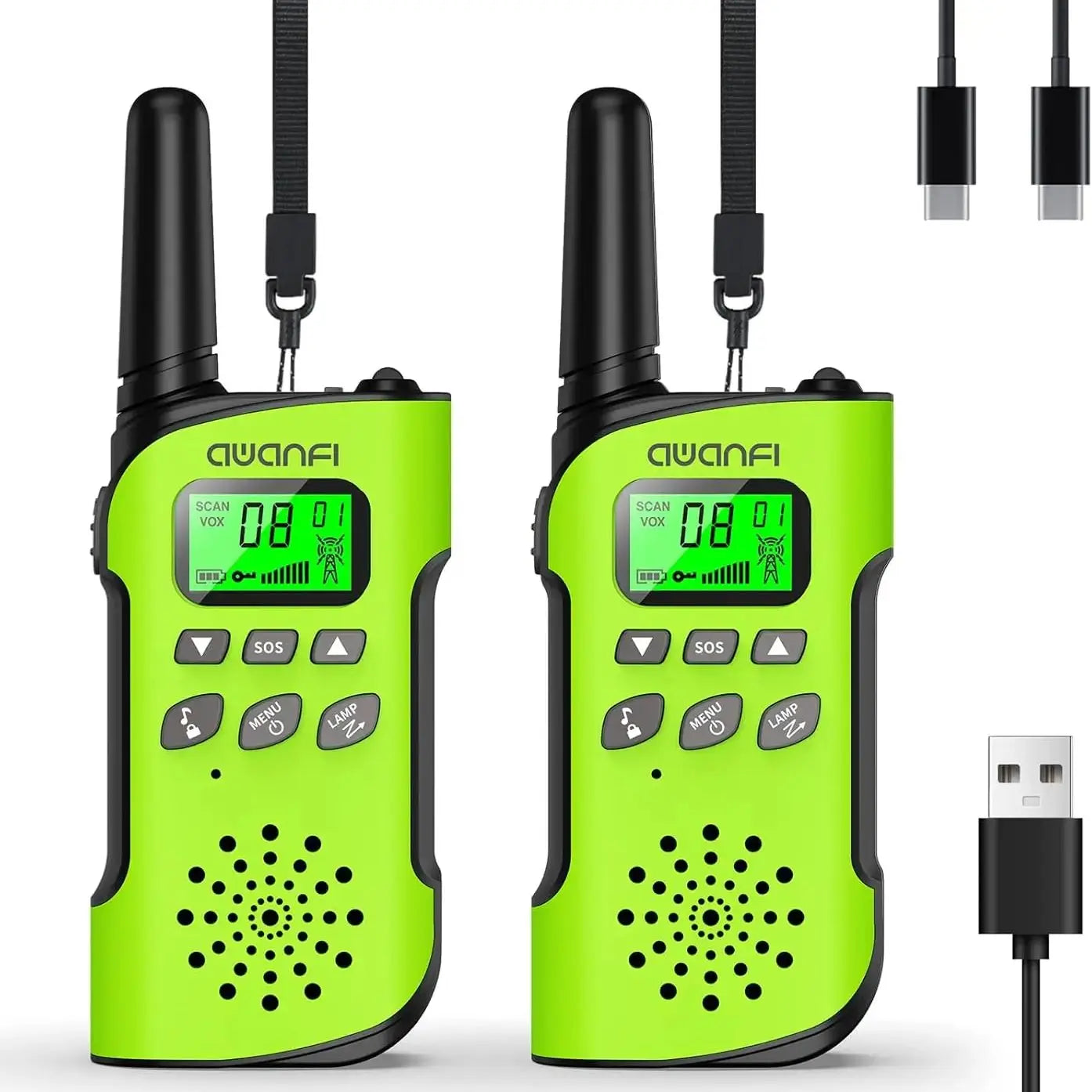 AWANFI Walkie Talkie Children, 3-12 Years, Walkie Talkie
