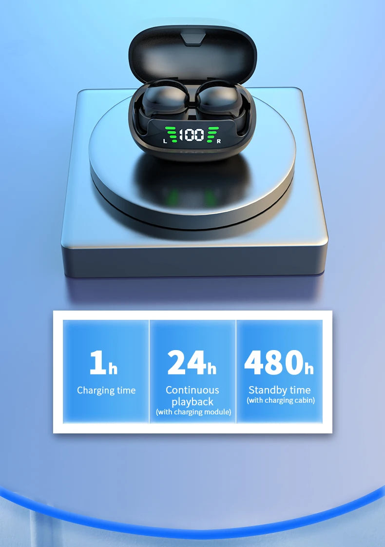 Sleep earbuds, wireless mini work earphones