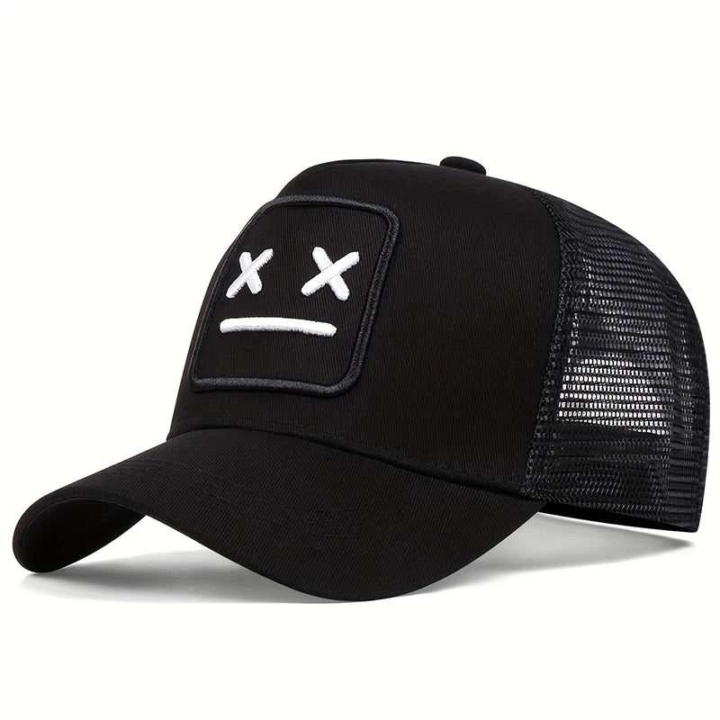 1piece Unisex XX Embroidery  Sunscreen Hat