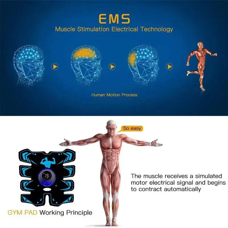 New USB Rechargeable EMS Muscle Stimulator