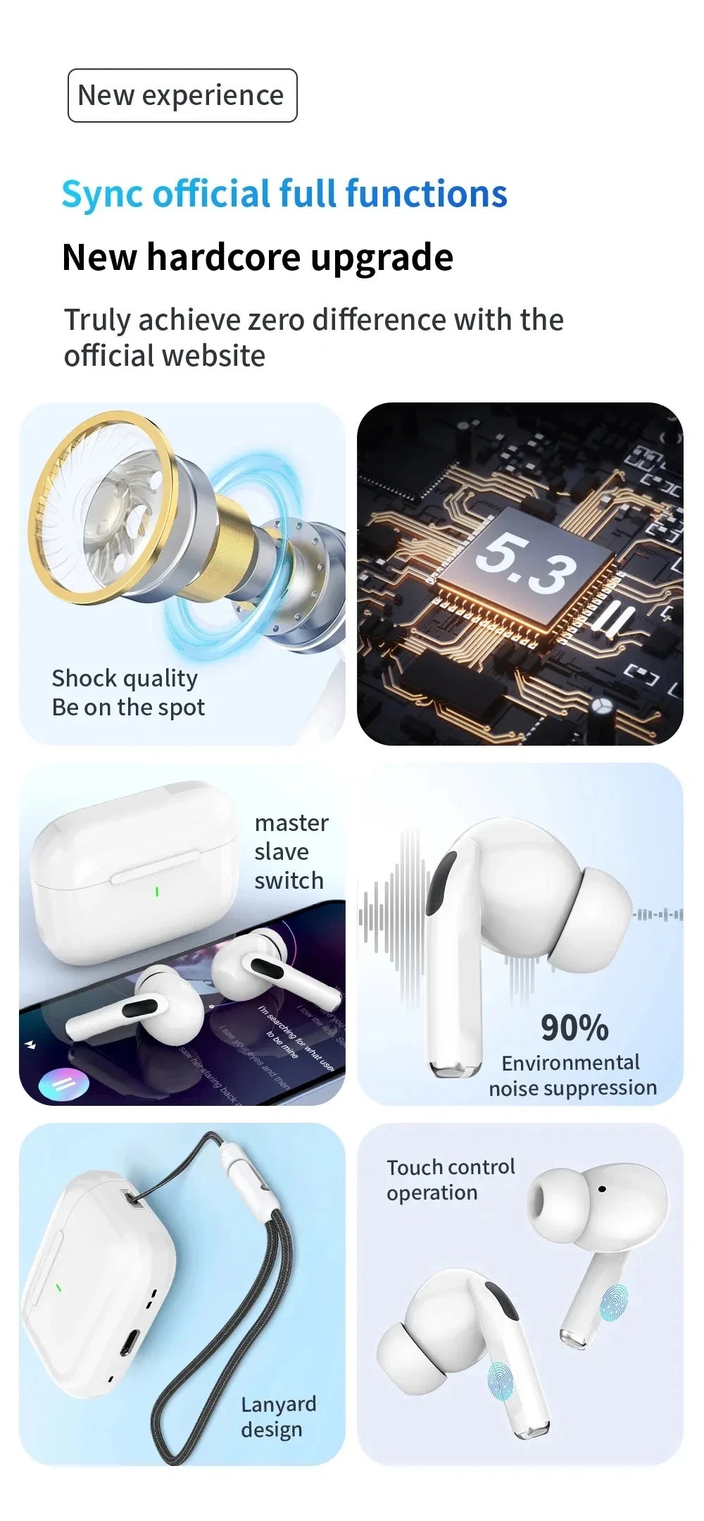 Original Pro Wireless Bluetooth Earphones Sport Earbuds