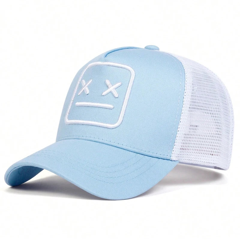 1piece Unisex XX Embroidery  Sunscreen Hat