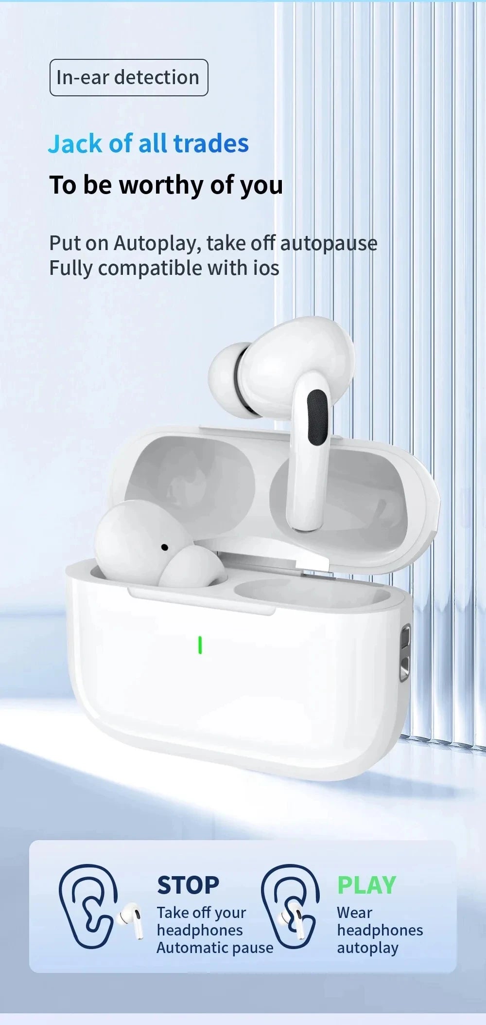 Original Pro Wireless Bluetooth Earphones Sport Earbuds