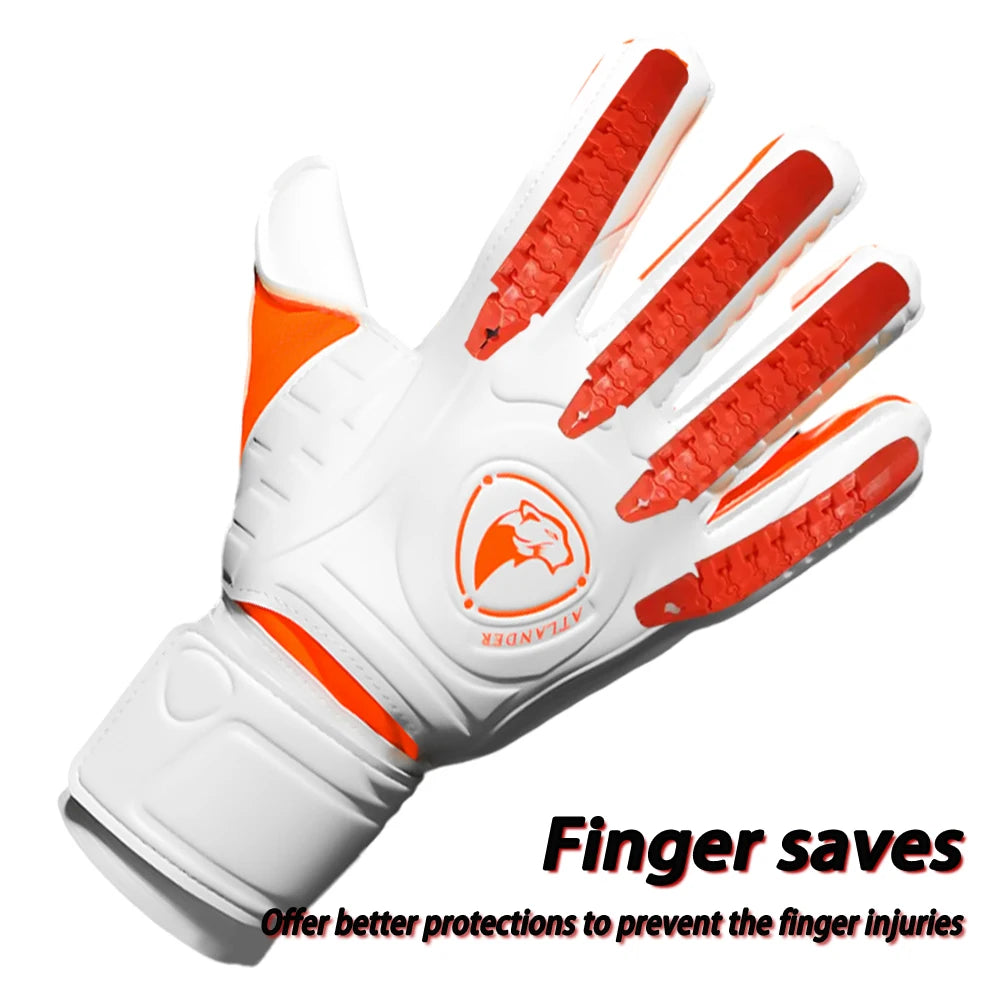 Fingersave Goalkeeper Gloves Football Wrist Strap Latex