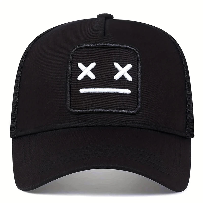 1piece Unisex XX Embroidery  Sunscreen Hat
