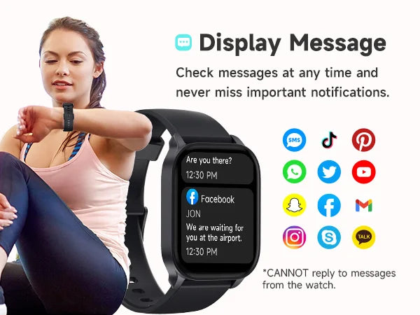 TOOBUR 2.01“ Smart Watch for Women