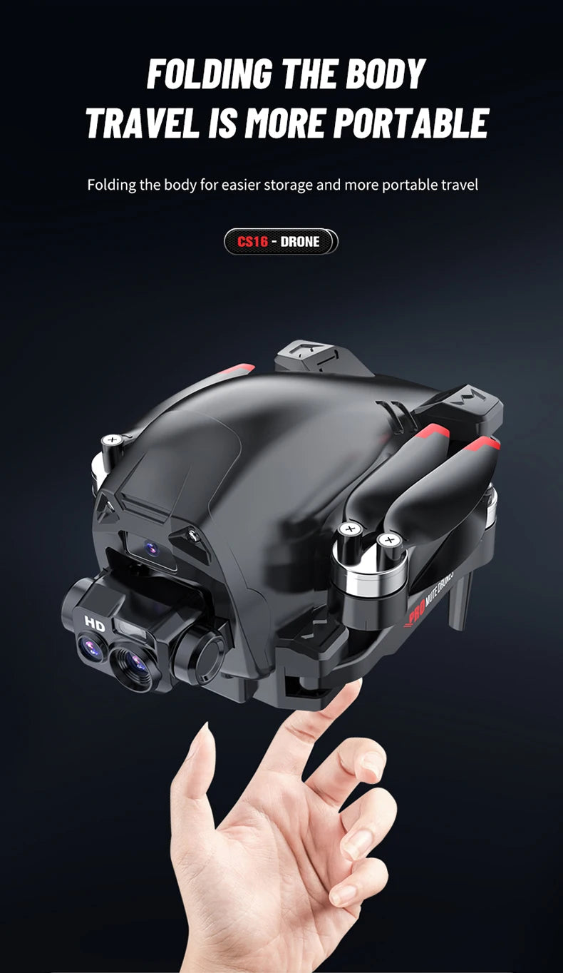 CS16 drone double camera, four sides to avoid obstacles,