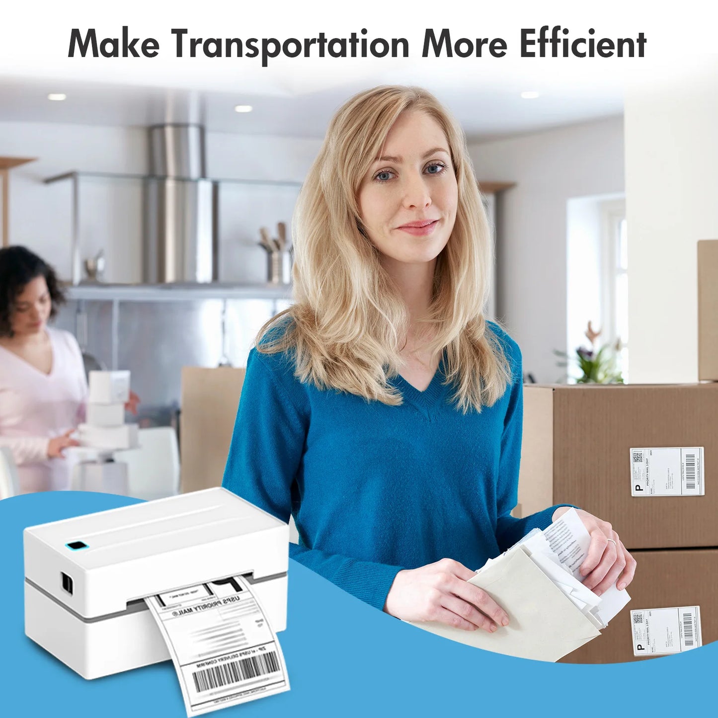 Thermal Label Printer Portable