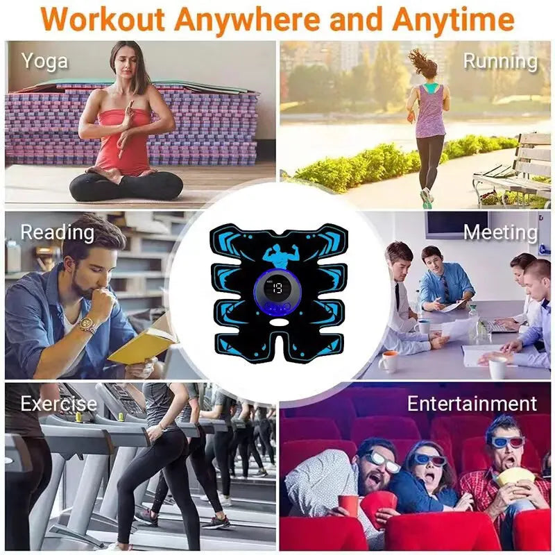 New USB Rechargeable EMS Muscle Stimulator