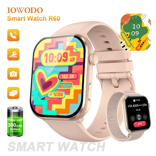 IOWODO 2025 New Bluetooth Smartwatch