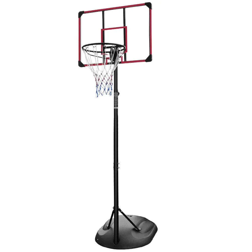 7.5ft - 9.2ft with 32 Inch Backboard Portable Basketball Hoop System