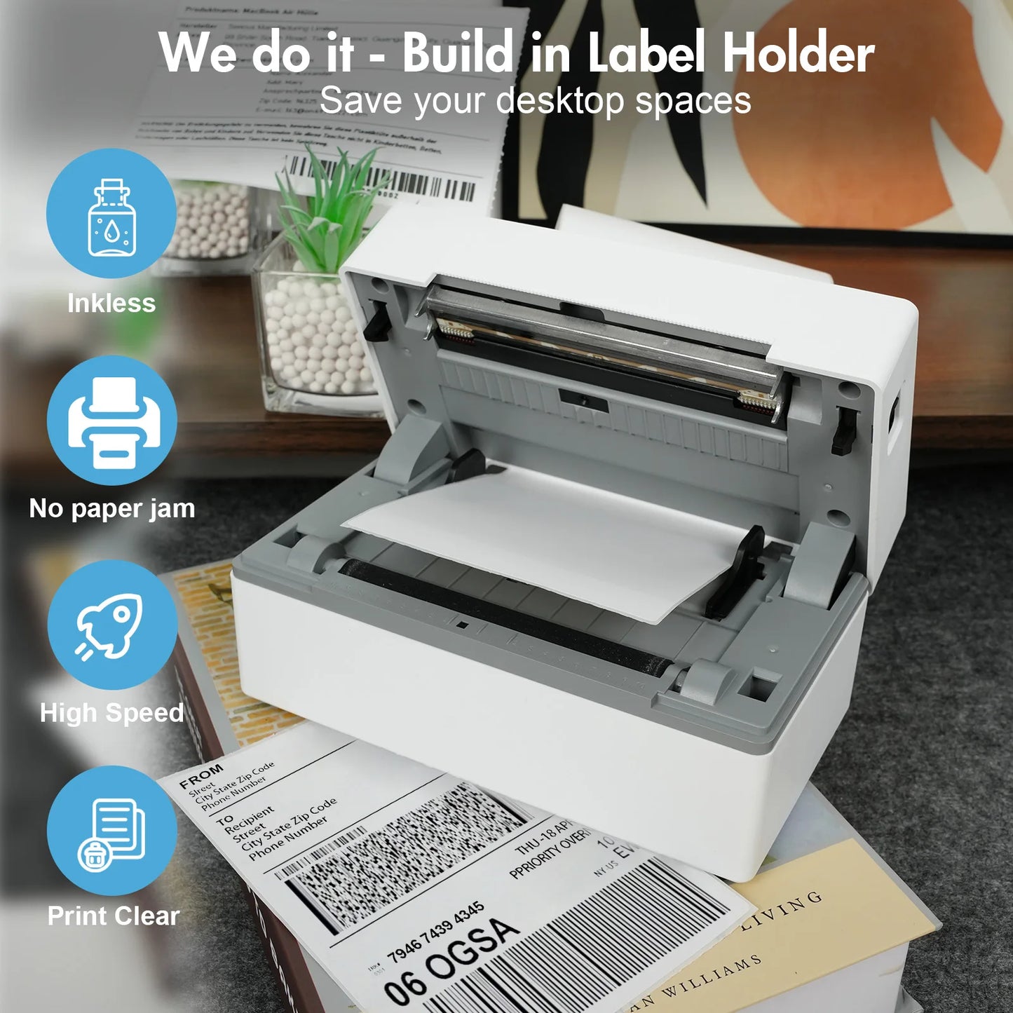 Thermal Label Printer Portable