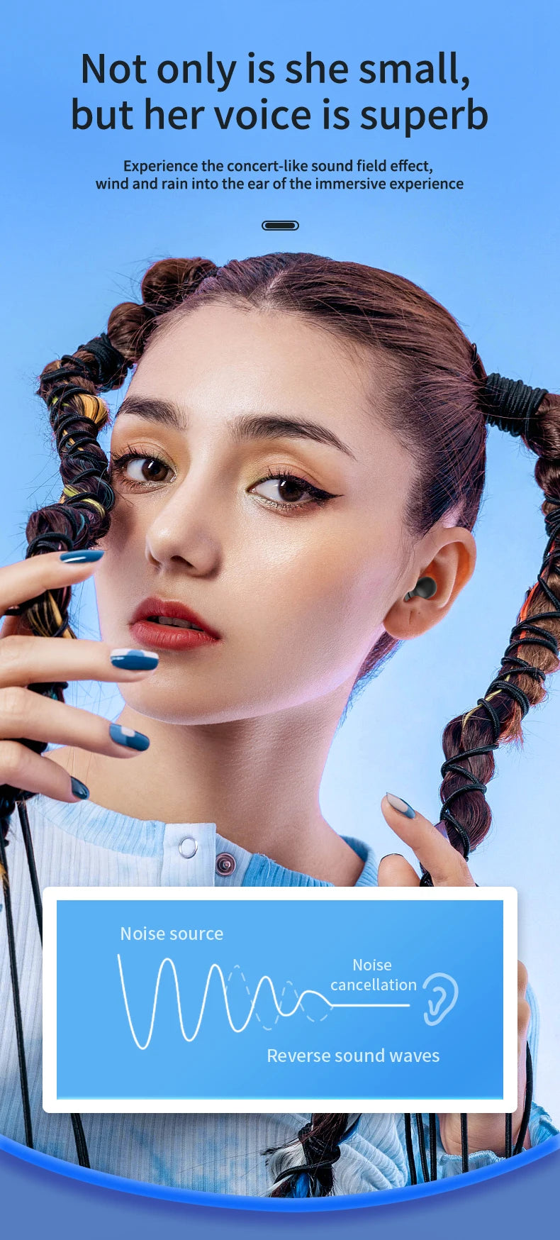 Sleep earbuds, wireless mini work earphones