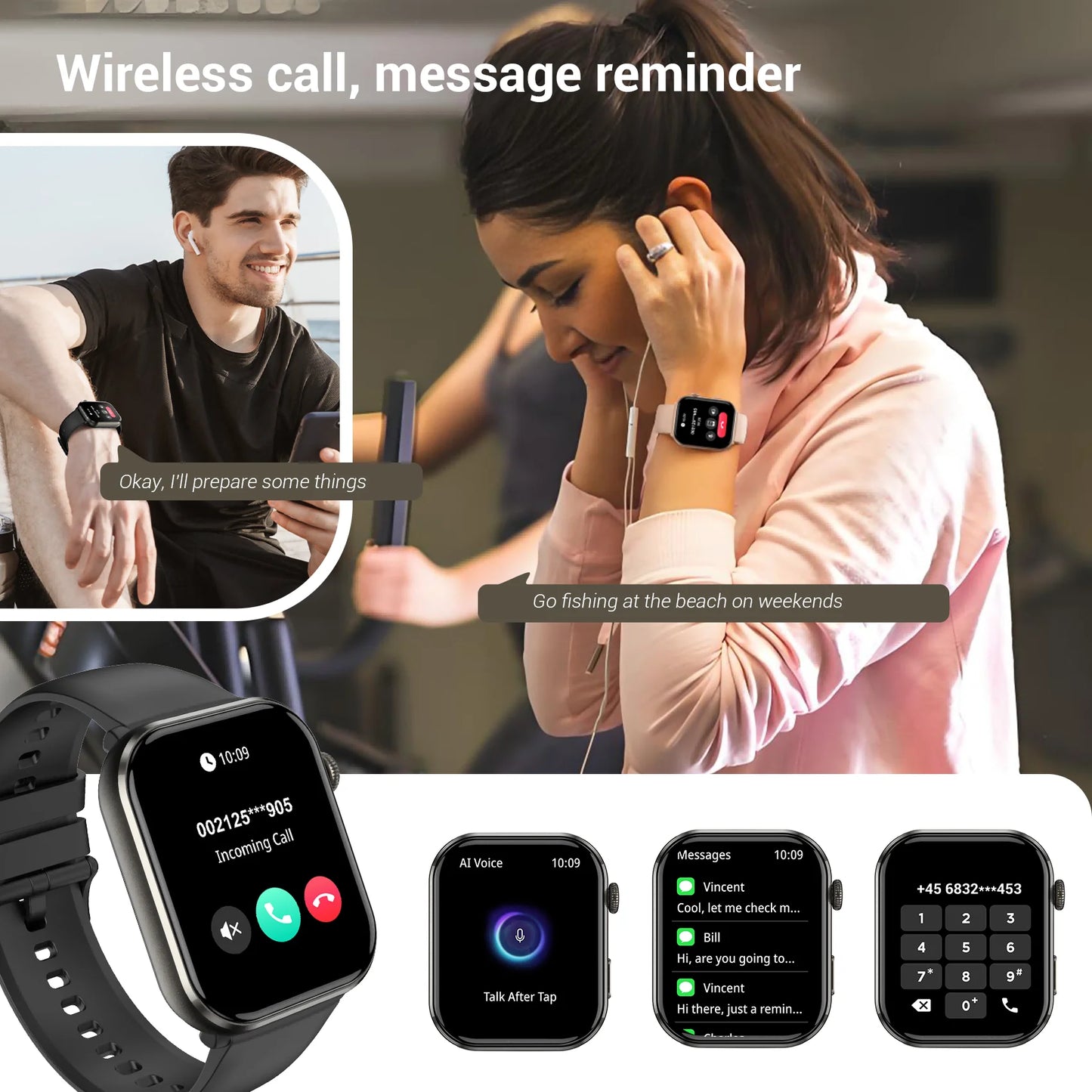 IOWODO 2025 New Bluetooth Smartwatch