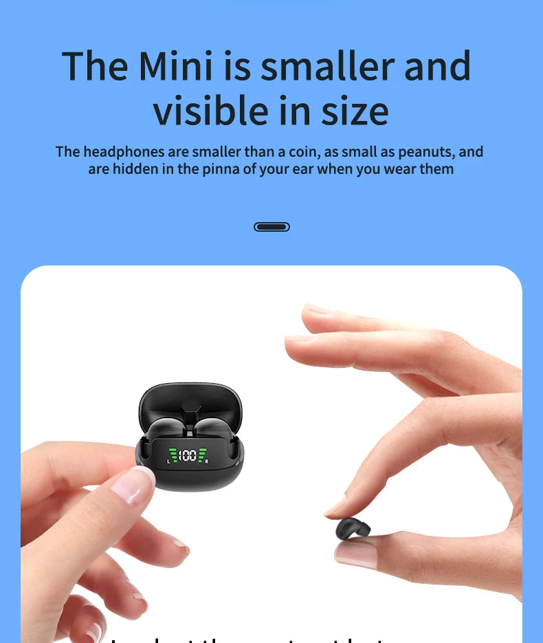 Sleep earbuds, wireless mini work earphones