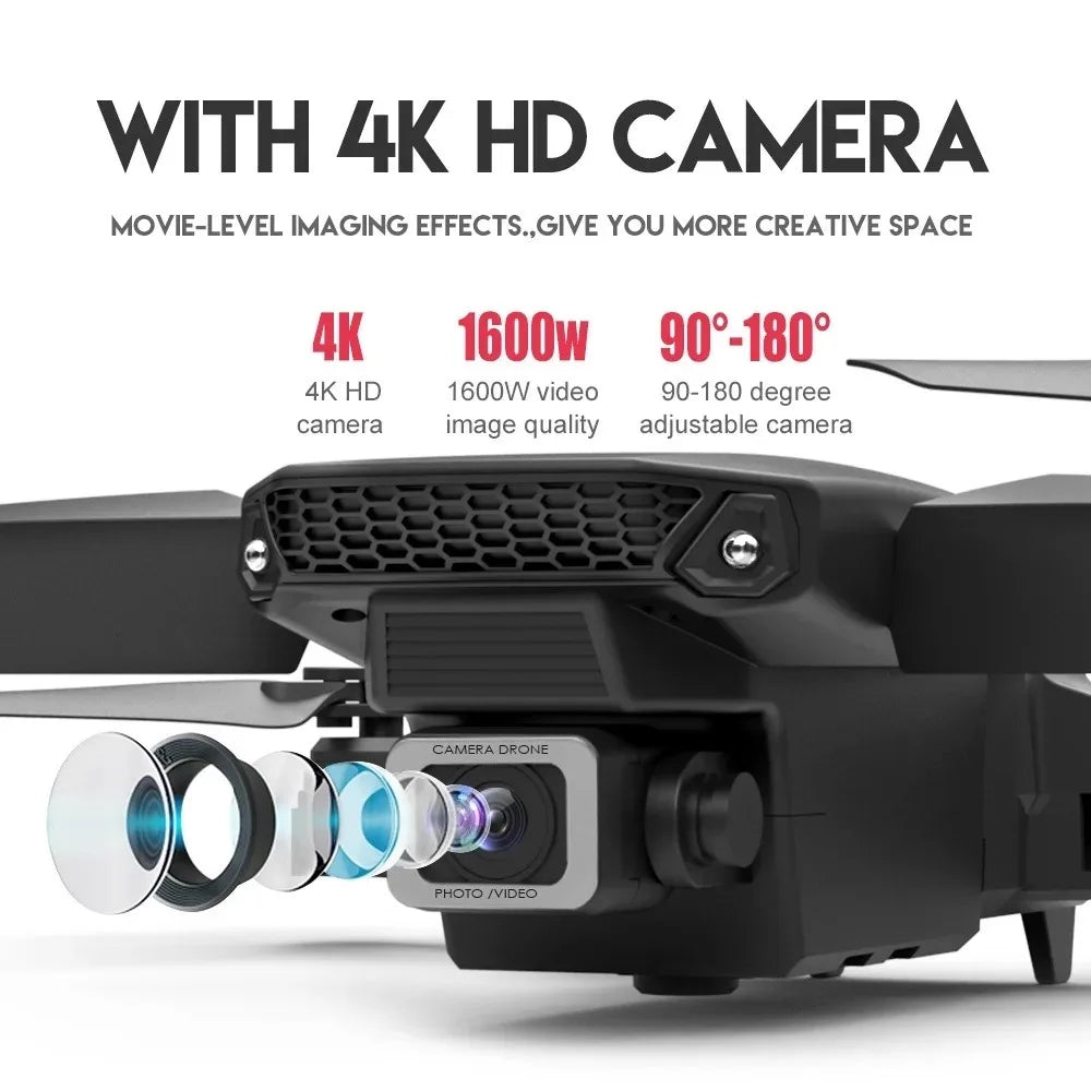 2024 E88Pro RC Drone 4K Professinal With 3 Battery