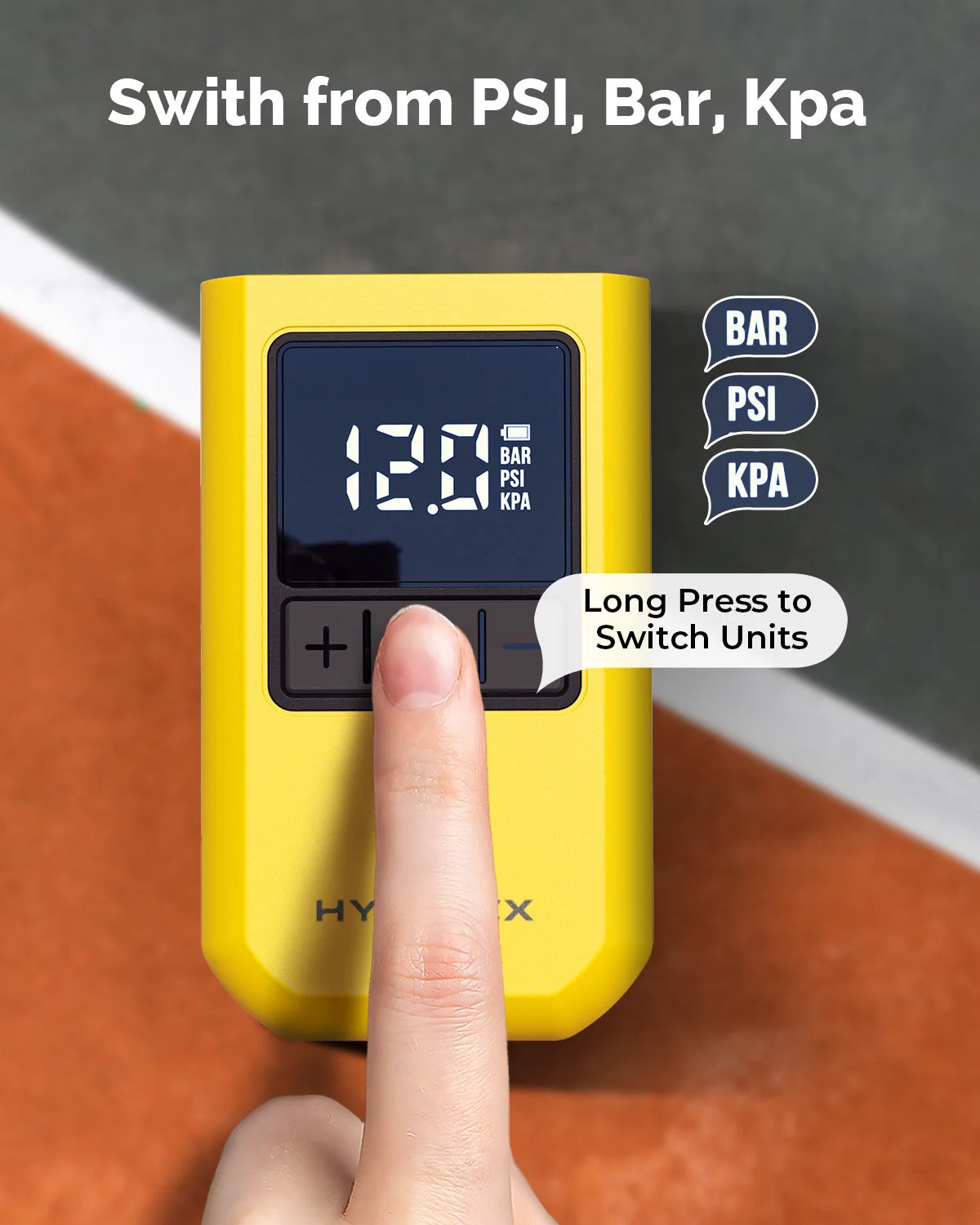 P100 Portable Electric Ball Pump Digital LED Display