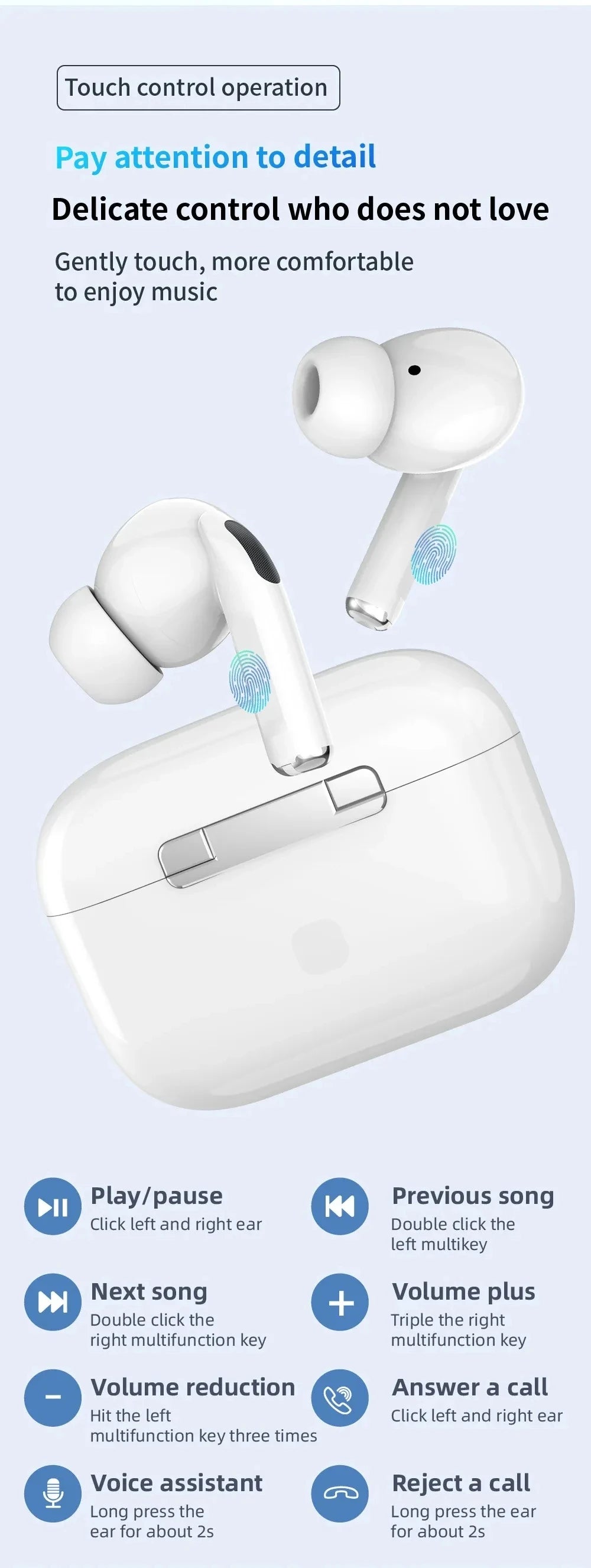 Original Pro Wireless Bluetooth Earphones Sport Earbuds