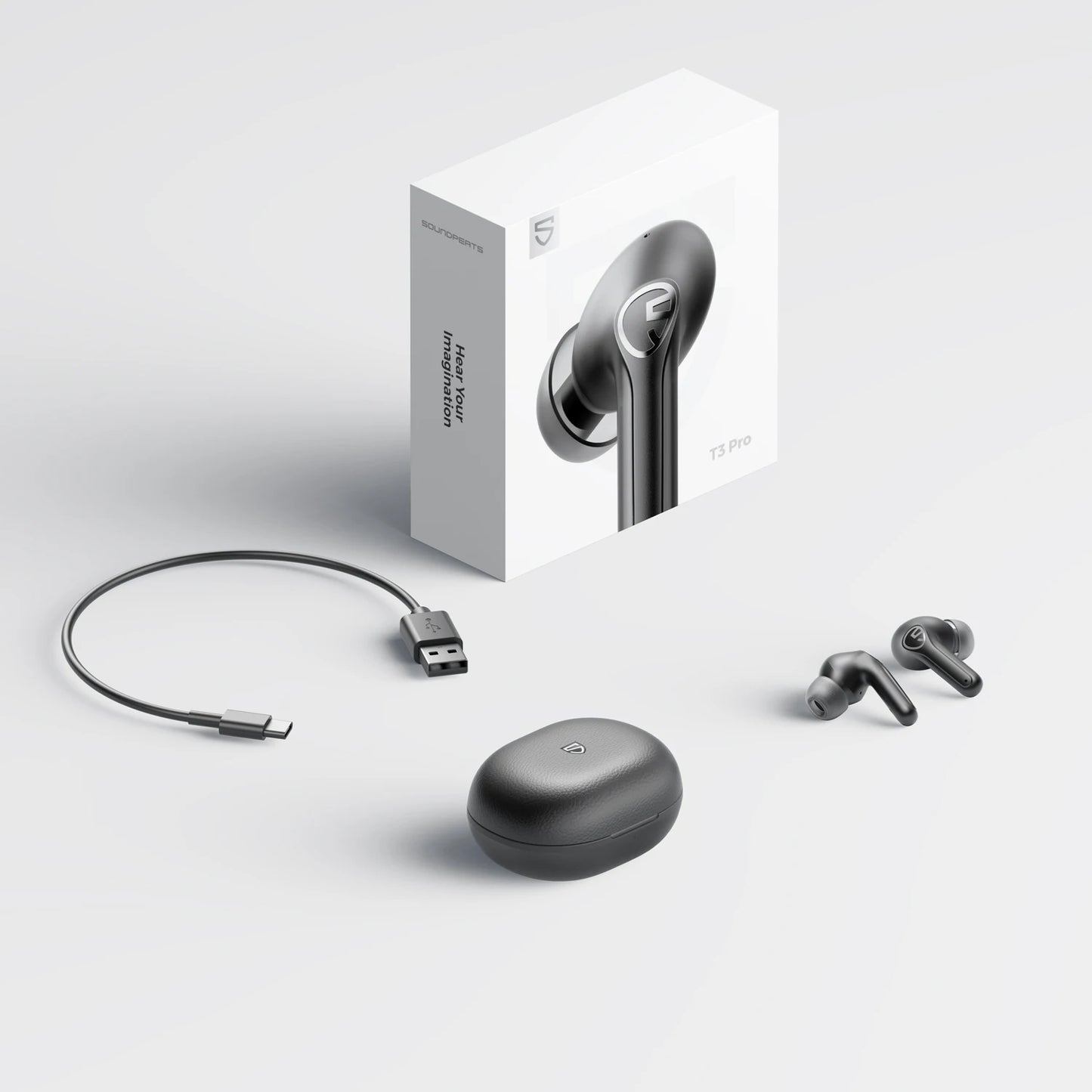SoundPEATS T3 pro Wireless Earbuds Active Noise Cancelling Bluetooth
