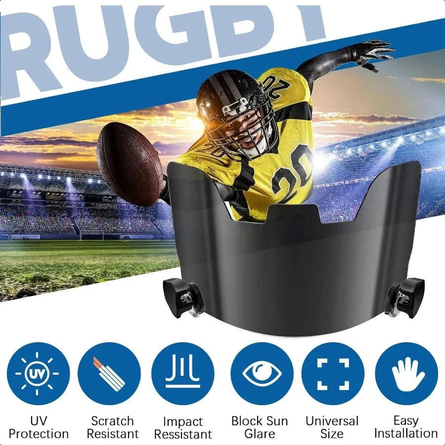 2 Pcs Football Visor for Youth Adult Football Helmet