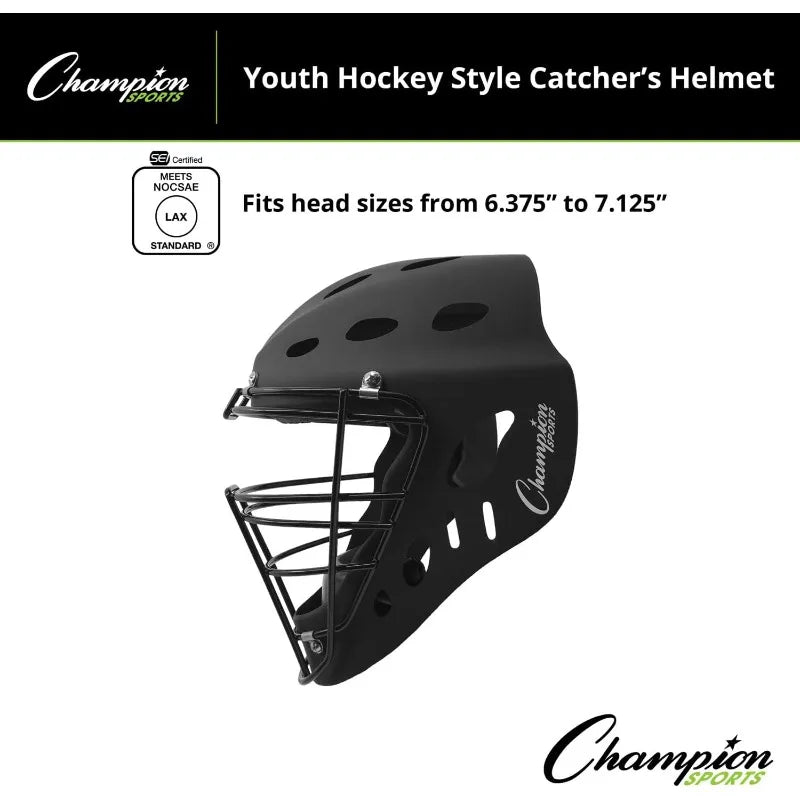 Champion Sports Hockey Style Catcher's Helmet Mask