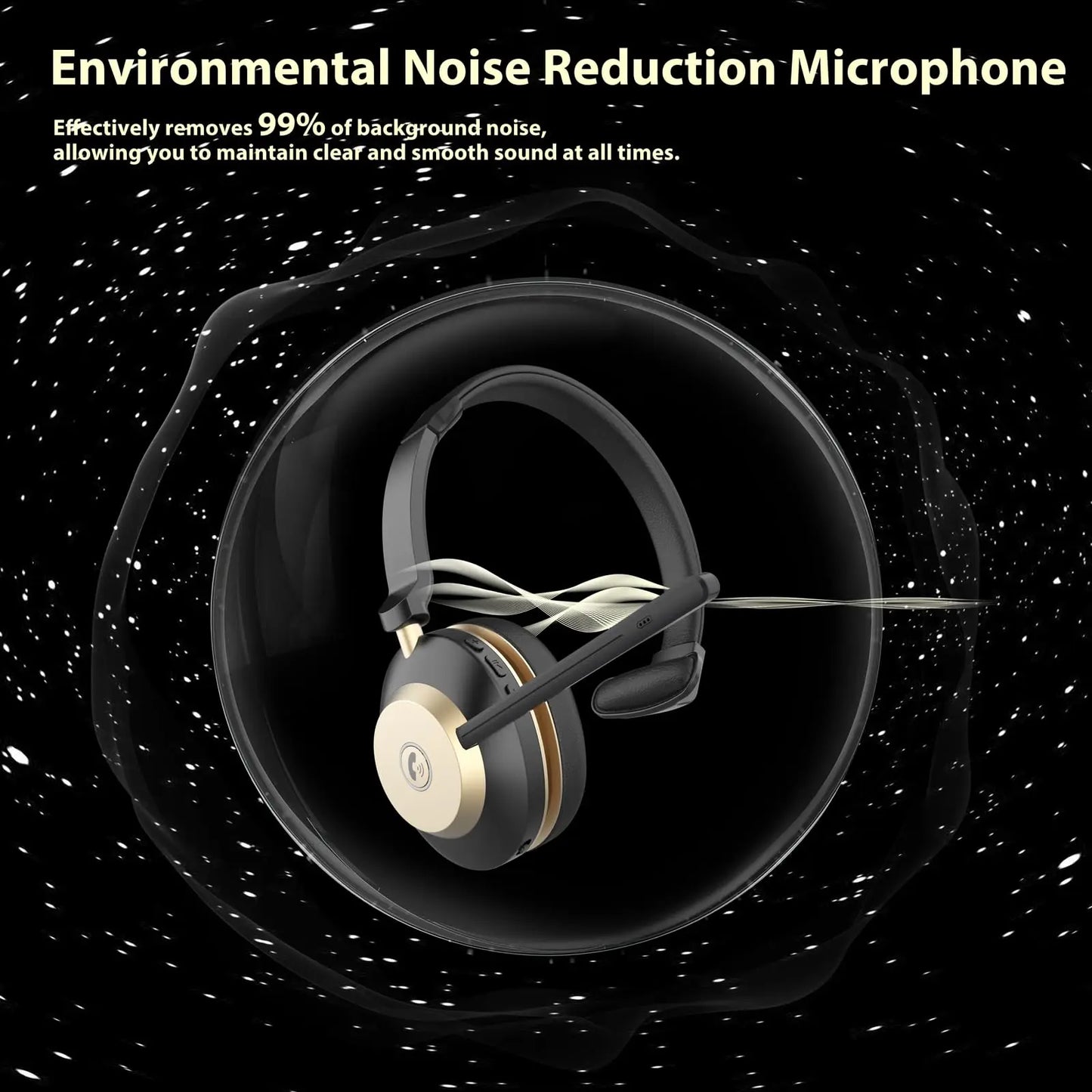 Bluetooth Headset V5.3, Wireless Headset