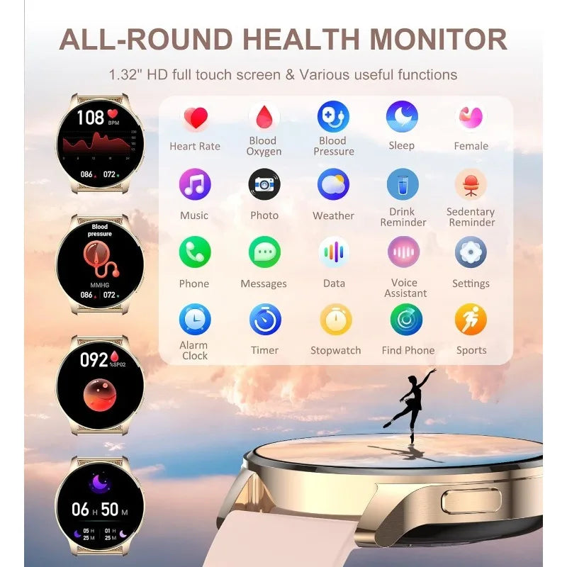 Smart Watch for Women (Answer/Make Call), Fitness Tracker
