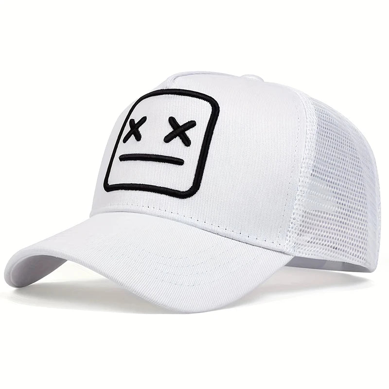 1piece Unisex XX Embroidery  Sunscreen Hat