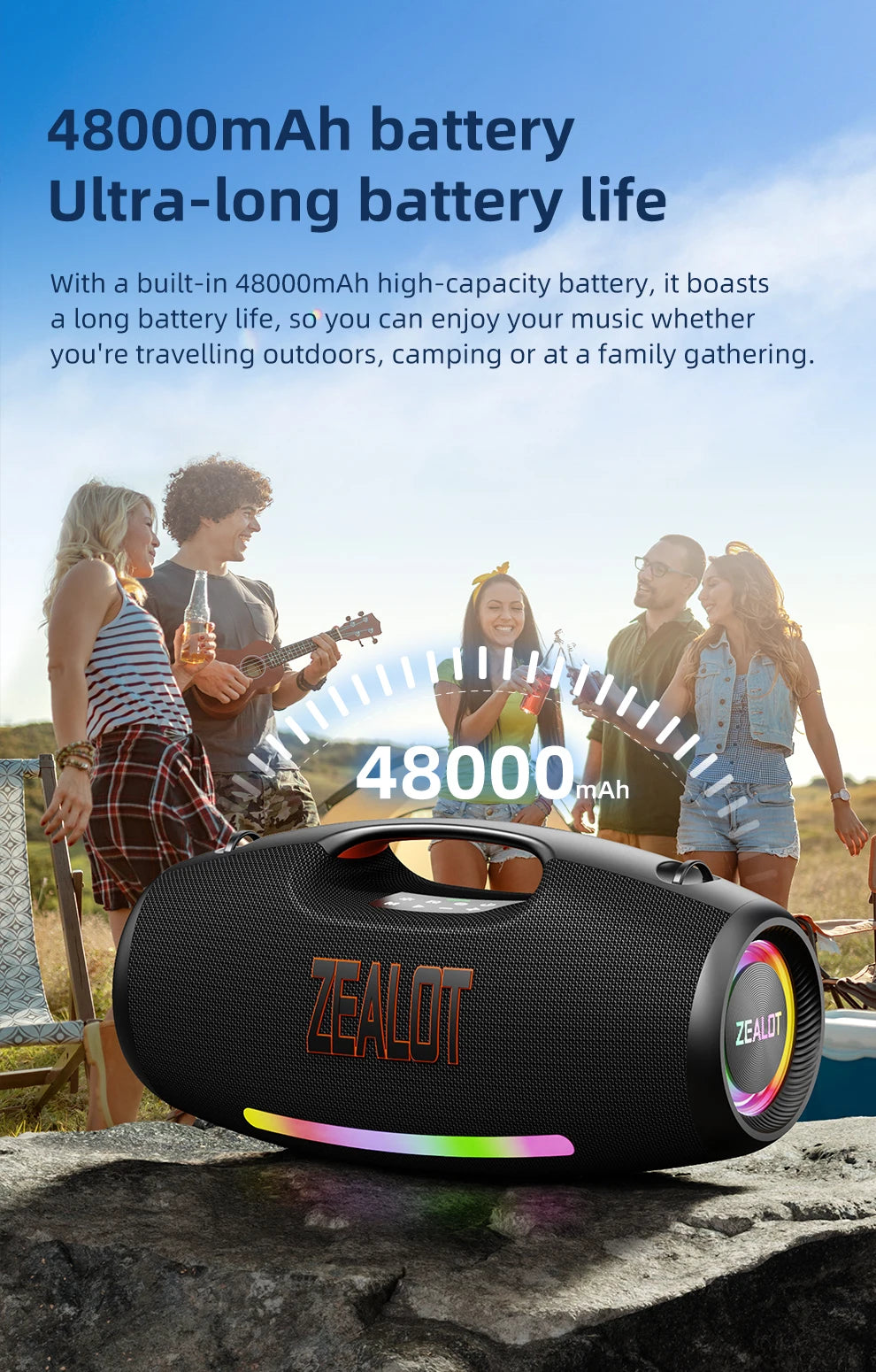 Zealot S89 250W Portable Bluetooth Speaker