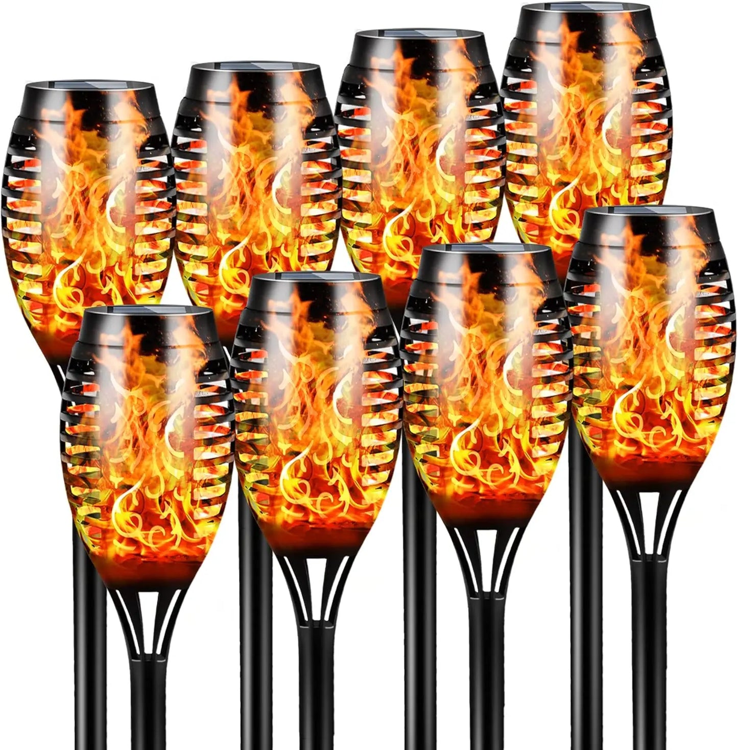 Solar Outdoor Lights,12LED Solar Tiki Torches