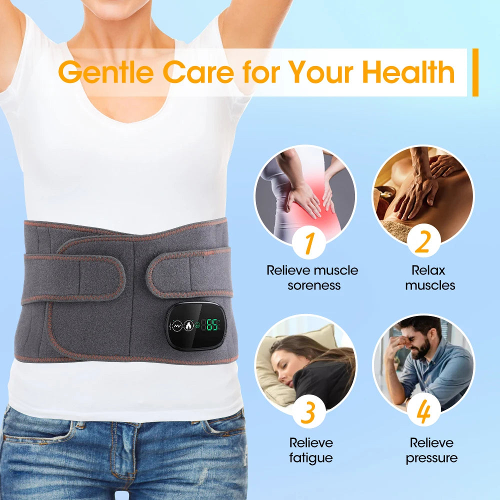 Heating Vibration Massager Belt