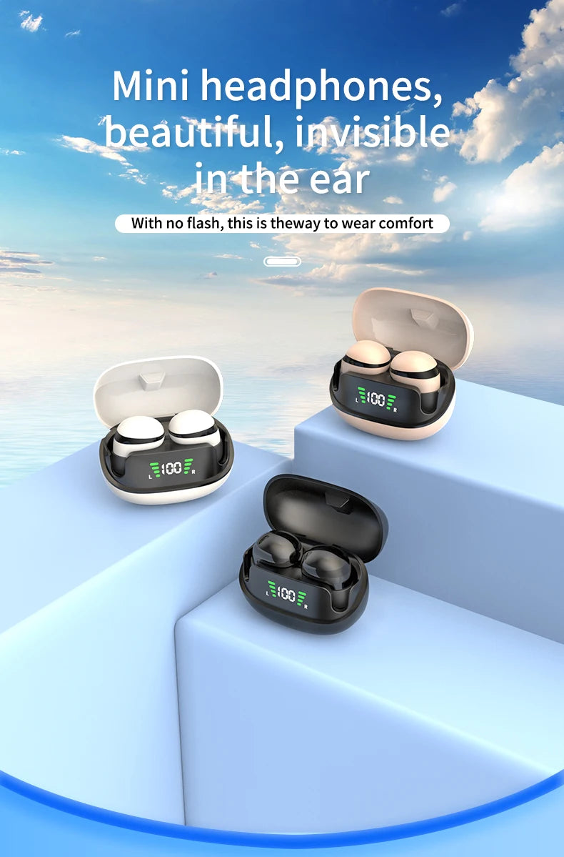 Sleep earbuds, wireless mini work earphones