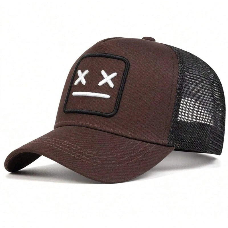 1piece Unisex XX Embroidery  Sunscreen Hat
