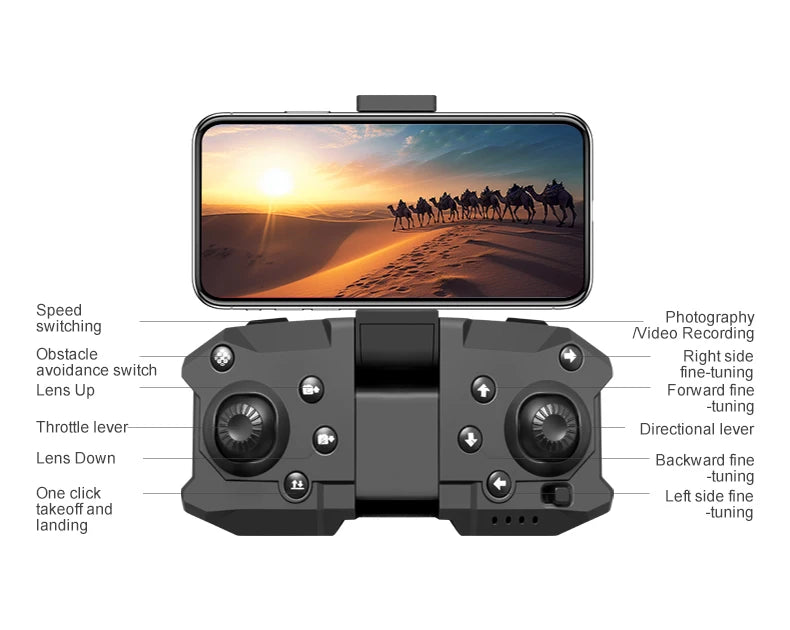 H10 drone, 8K camera intelligent obstacle avoidance,