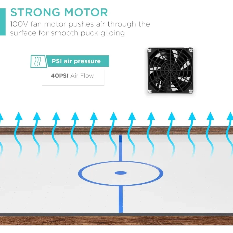 Best Choice Products 40in Portable Tabletop Air Hockey