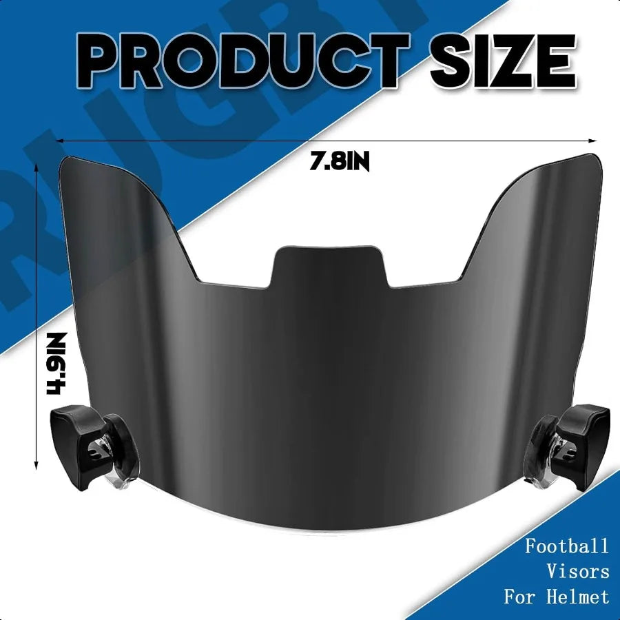 2 Pcs Football Visor for Youth Adult Football Helmet